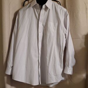 ¹Jose A Bank traveler's collection dress shirt 17 1/2 -34